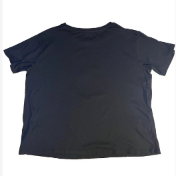 Disney Minnie Mouse Top T-Shirt Women's Size XXL Black Short Sleeve Tagless - Picture 3 of 4